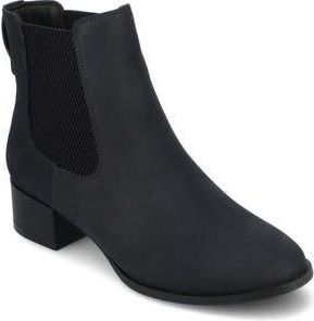 Journee Collection Chayse Bootie in Navy Nubuck at Nordstrom Rack, Size 8.5