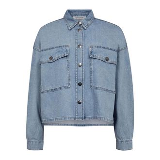 Co'Couture Dames, Jassen, Blauw, Maat: XL Denim