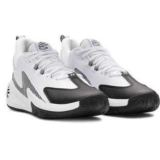 Under Armour Basketballschuh UNDER ARMOUR CURRY 3Z 25, Gr. 47,5, wei&szlig;, schwarz, schwarz, Leder, Synthetik, Textil, Schuhe Basketballschuh