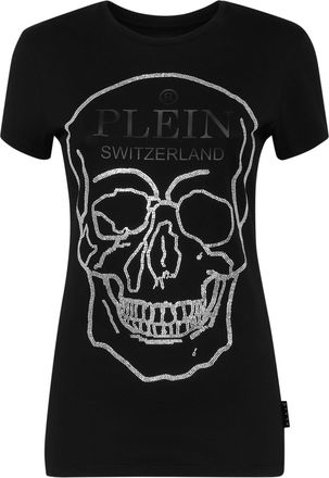 Philipp Plein T-shirt Round Neck SS Crystal Skull