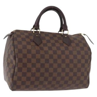 Louis Vuitton Pre-owned Speedy 30 Hand Bag - Dames - Pre-owned - Bruin - Maat: ONE Size Leer