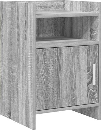 vidaXL Mesas De Noche Sonoma Gris 40 X 36 X 60 Cm Madera De Ingenier&iacute;a Vidaxl