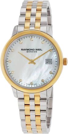 Raymond Weil Toccata Quartz Diamond White Mother of Pearl Dial Ladies Watch 5385-STP-97081