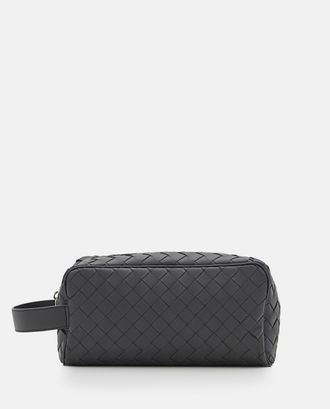 Bottega Veneta Beauty Case In Pelle Intrecciata
