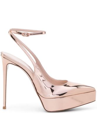 Le Silla Pumps Uma con cinturino posteriore 140mm - Rosa