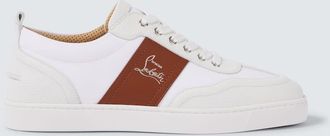 Christian Louboutin Sneakers Retero in canvas con pelle