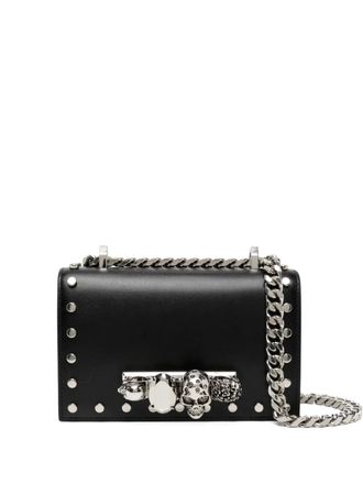 Alexander McQueen mini Jewelled mini bag - women - CALFSKIN - One Size - Black