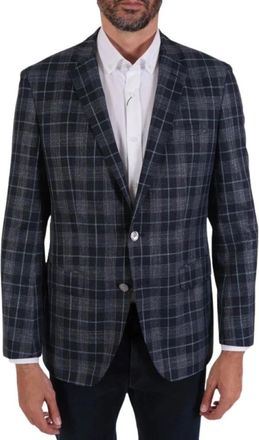 HUGO BOSS Hombre, Chaquetas, Azul, Talla: L