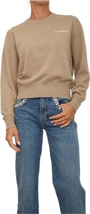 Pinko Pinko, Donna, Maglie, Marrone, XS, new