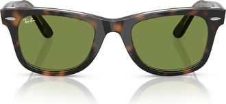 Ray-Ban Sunglasses Rb2140 14134 E Wayfarer Dark Brown/Green Unisex