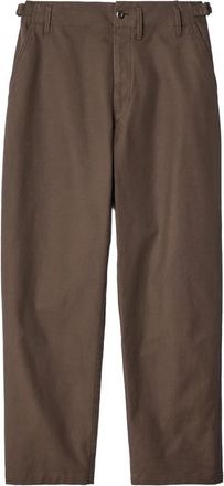 Christophe Lemaire Tapered Pants In Heavy Cotton Twill