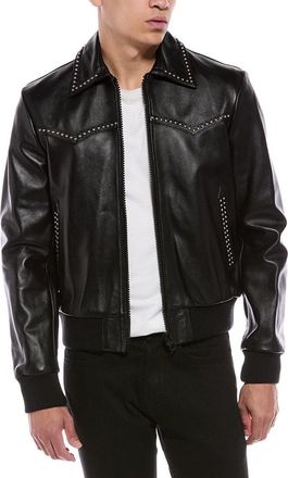 Blk Dnm Blk Dnm Leather Jacket