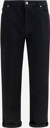 Brunello Cucinelli Garment-dyed five-pocket denim Pants Male 48