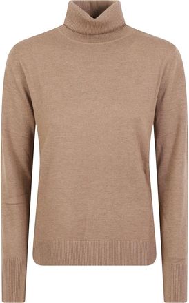 Max Mara Dolcevita Smmallegra - Dames - Tops - Bruin - Maat: XS Wol