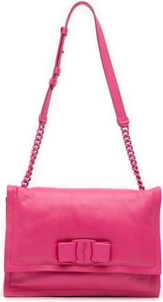 Ferragamo Borsa a tracolla Viva Bow imbottita 2010-2025 - Rosa