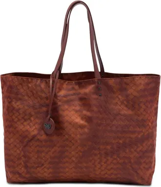 Bottega Veneta Pre-owned Bottega Veneta Nylon Intrecciolusion Tote Ladies MP7NNGSDLFAH26QL