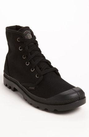 Palladium Pampa Hi Canvas Boot in Black/Black at Nordstrom, Size 7.5