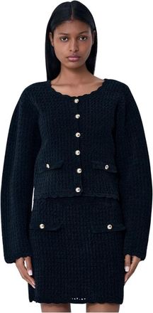 Ganni Mujer, Jerseys, Negro, Talla: L