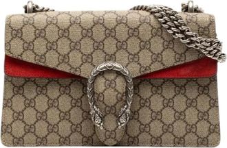 Gucci Pre-owned Shoulder Bags, female, Brown, Size: ONE SIZE Pre-owned Dionysus Shoulder Bag