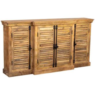 Wanderlust Deco Aparador de madera natural 180x40x95