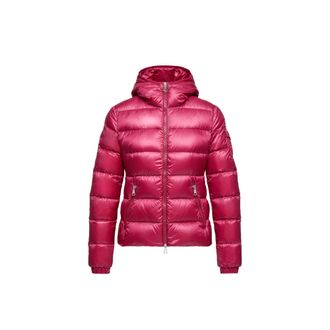 Moncler Moncler Glesse Hooded Short Down Jacket, Women, Pink, Size: 00