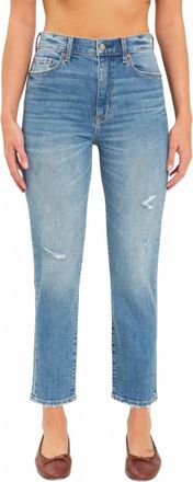 Daze Womens Daily Driver High Rise Cigarette In Blue