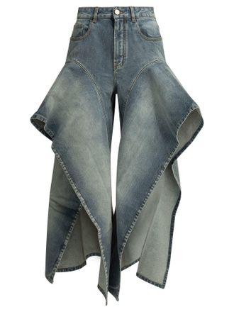 Alaia Jeans mit weitem Bein
