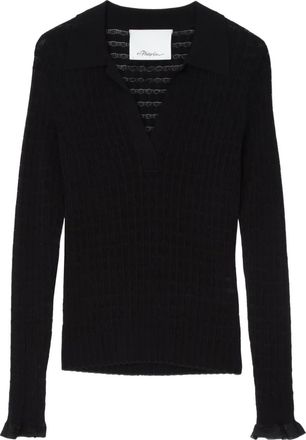 3.1 Phillip Lim Maglione a coste - Nero