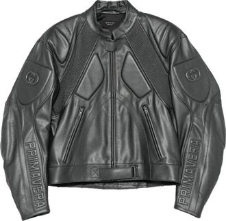 Gucci Interlocking G Leather Jacket
