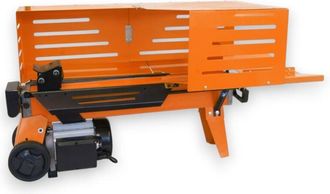 No Brand No Brand - Spaccalegna elettrico 2200W orizzontale 7 tonnellate con gabbia in acciaio verniciato