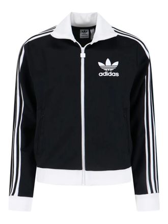 adidas Legacy track jacket - women - Cotton/Recycled Polyester - S - Black