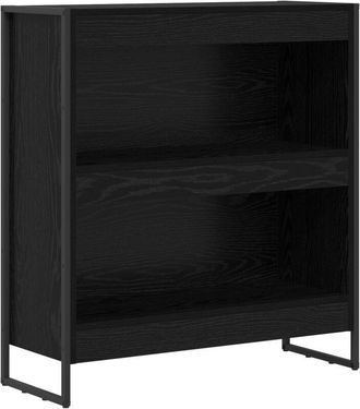 vidaXL Estanter&iacute;a Para Libros Roble Negro 80 X 30 X 155 Cm Vidaxl