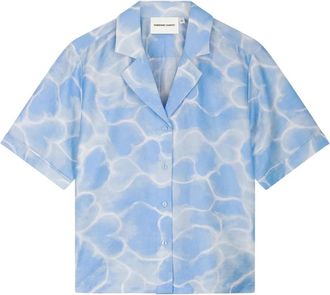 Fab By Fabienne Chapot Brock Blouse - Dames - Overhemden - Blauw - S - Denim - Overhemden