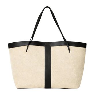 Twinset Tote Bags, female, Beige, Size: ONE SIZE Shopper