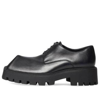 Balenciaga (WMNS) Balenciaga Rhino Derby Shoes Black Smooth Calfskin 712391WBB501000