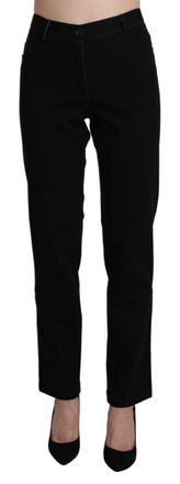 Bencivenga High Waist Straight Casual Trouser Womens Pant