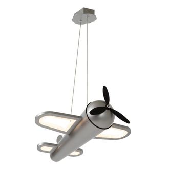 Lucide L&aacute;mpara colgante de hierro con 1 led integrado, hierro gris