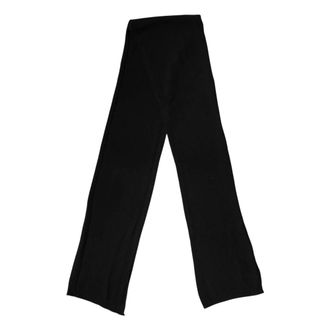 Dolce & Gabbana Winter Scarves, male, Black, Size: ONE SIZE Wool Knit Neck Wrap Shawl Scarf