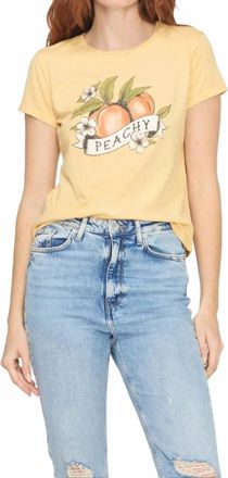 Bloomingdale's Peachy Tee In Sahara Sun