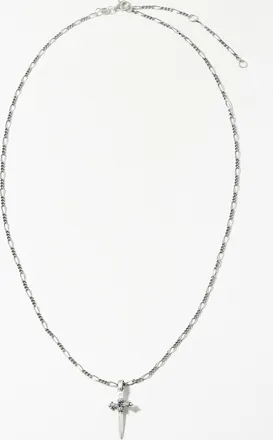 Serge DeNimes Mens Estoc fleur-de-lis dagger chain