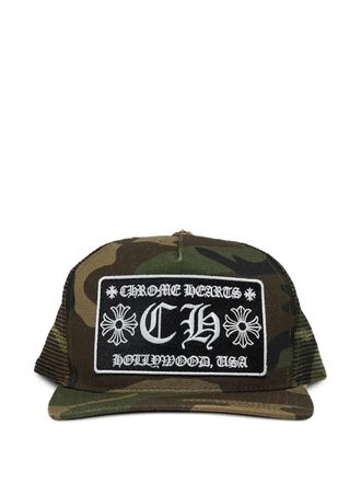 Chrome Hearts hollywood trucker hat - men - Fabric - One Size - Green