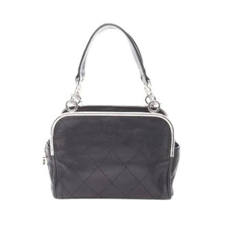Chanel Pre-owned Matelasse Lamsleer Handtas - Dames - Pre-owned - Zwart - Maat: ONE Size Leer