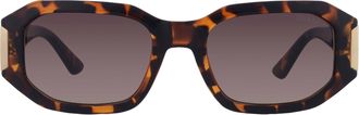 Guess Brown Gradient Geometric Ladies Sunglasses GF00056 52F 52