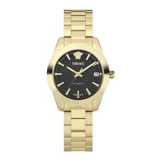 Versace Watches - Dames - Horloges - Geel - ONE Size - Accessoires
