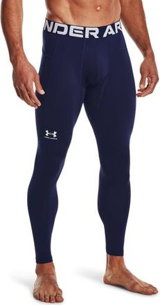Under Armour Mens CG Armour Compression Tights - Midnight Navy/White Size XXL