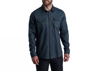 K&uuml;hl Descendr Flannel Shirt In Deep Abyss