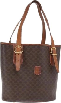 Celine Pre-owned Tote Bags, female, Brown, Size: ONE SIZE Pre-owned Plastic Tote Bag
