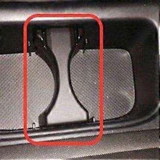 OEM Separador Negro Para Portavasos De Coche, Para Insertar En La Consola Central, Para Sequoia 2005-2010 Y 2008-2018