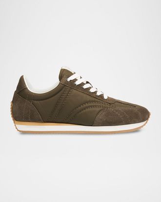 Toteme Suede Retro Runner Sneakers