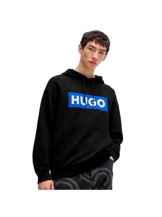 HUGO BOSS Mens Sweatshirt Man Signature - Black Cotton - Size X-Large